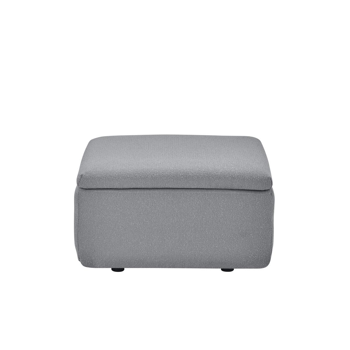 GROVA Outdoor Lounge Hocker Modul Zinc Ohne Bodenplatte und Füßen günstig online kaufen