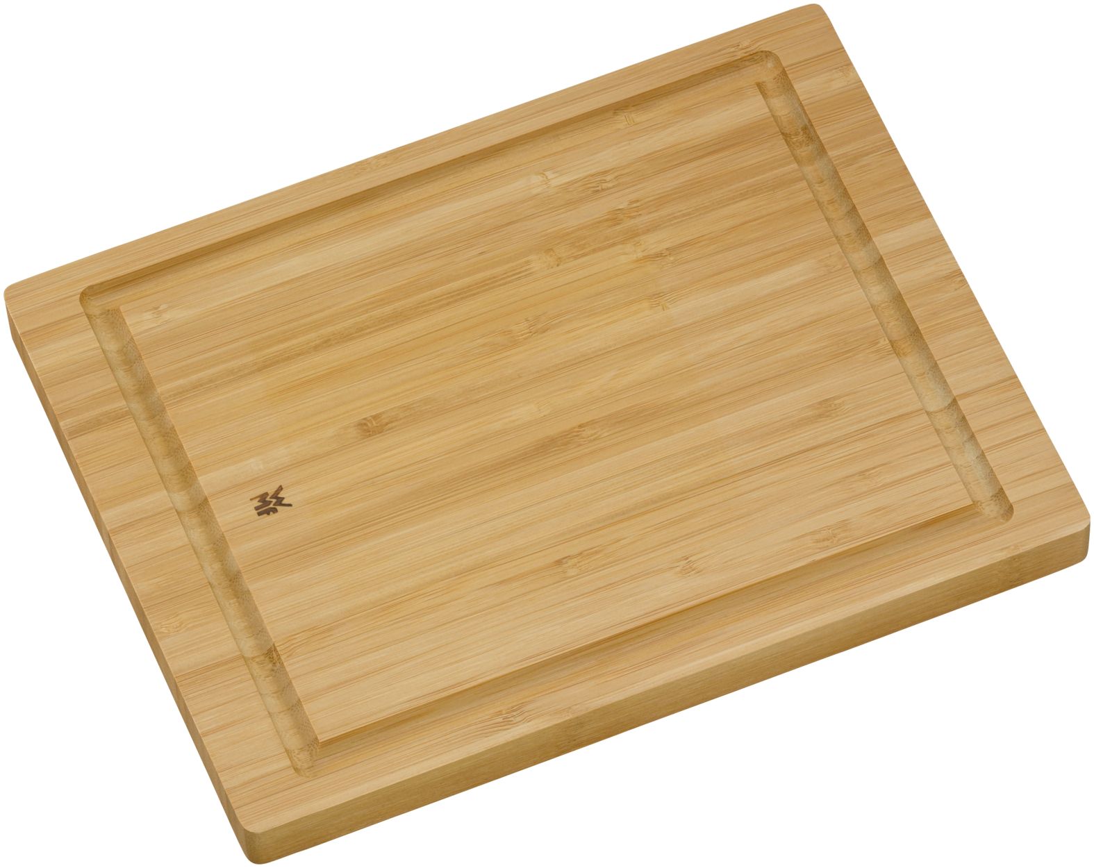 Bambus Schneidebrett mit Saftrille – beidseitig verwendbar 26 x 20 cm