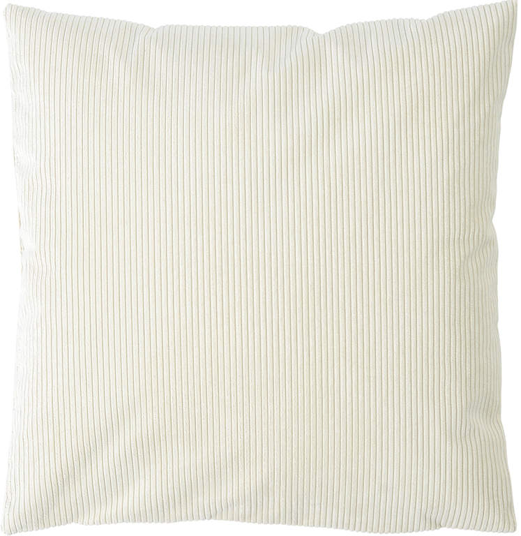 Kissenhülle Earl 50x50 cm Creme - feine Cordstruktur