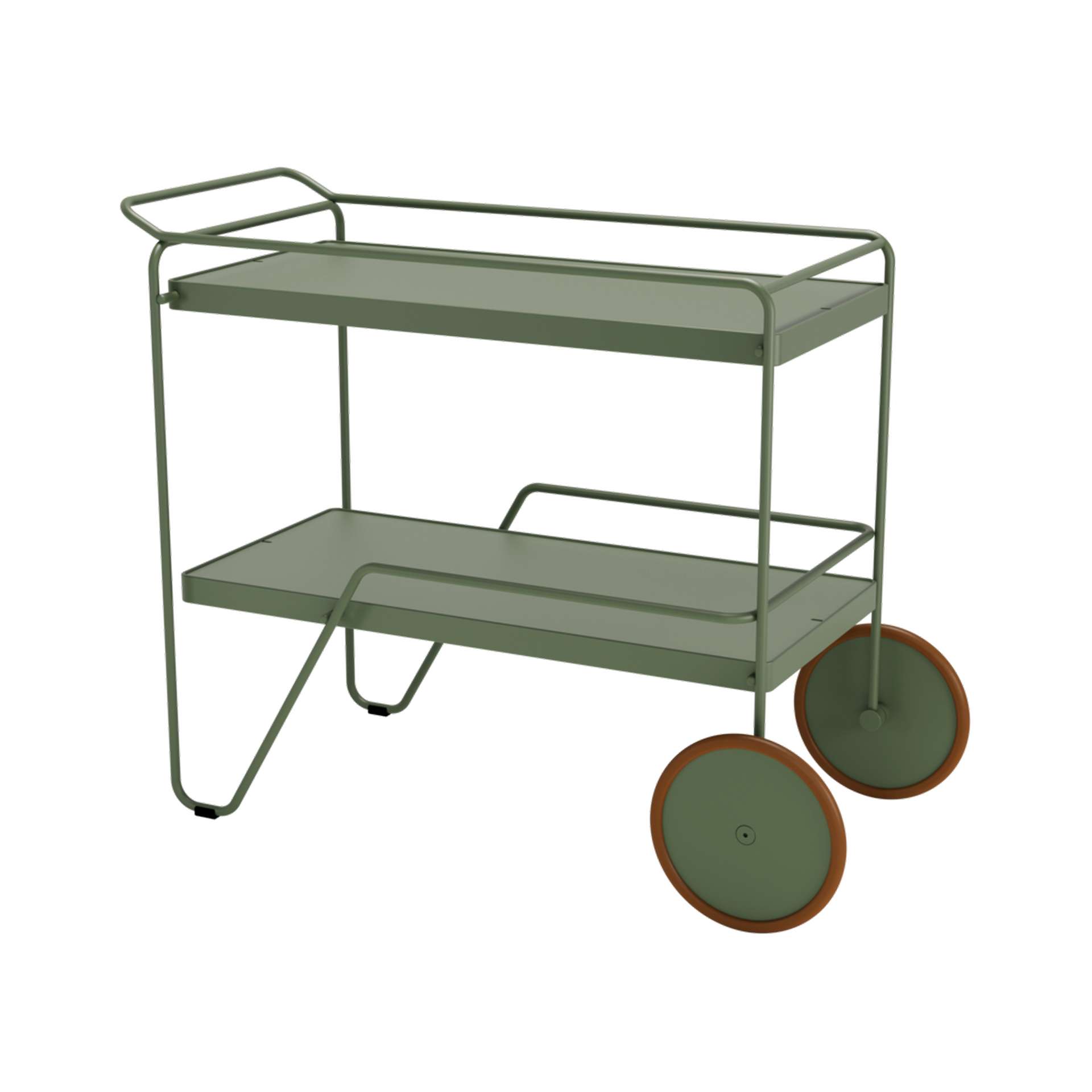 Click Servierwagen rollbar Outdoor Olivgrün Click Servierwagen rollbar Outdoor Olivgrün