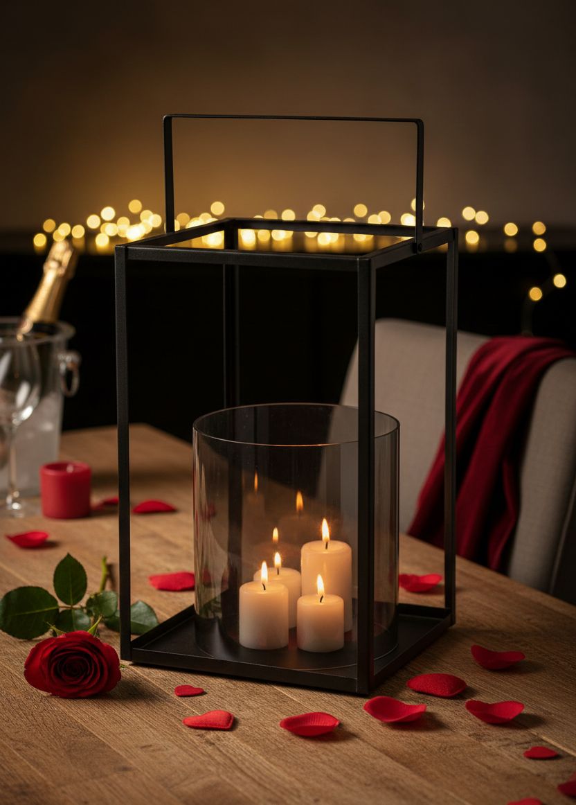 VILLA robustes Windlicht - Industrial Style 53 cm VILLA robustes Windlicht - Industrial Style 53 cm