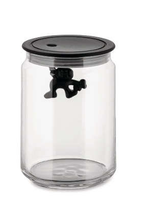 Gianni Vorratsdose aus Glas 0,9 L – Aufbewahrungsdose mit Deckel weiß Gianni Vorratsdose aus Glas 0,9 L – Aufbewahrungsdose mit Deckel weiß