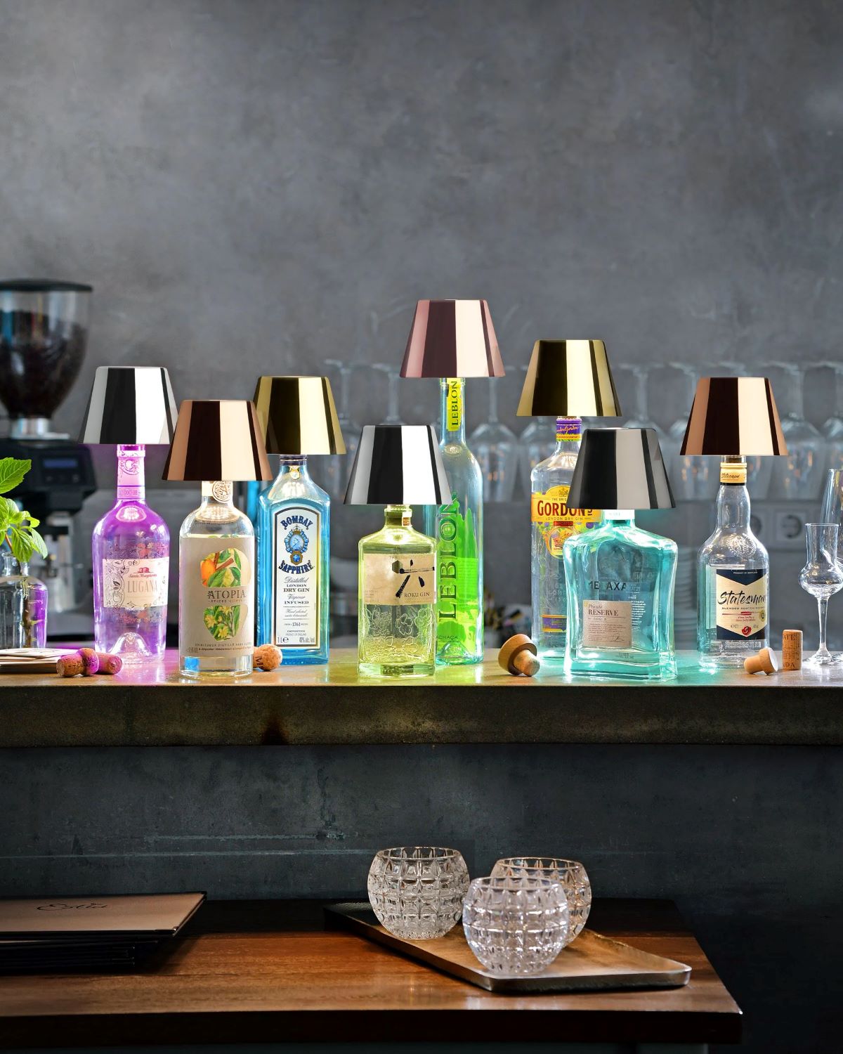 Akkuleuchte "Top 2.0" Neon gelb Akkuleuchte "Top 2.0" Pink metallic