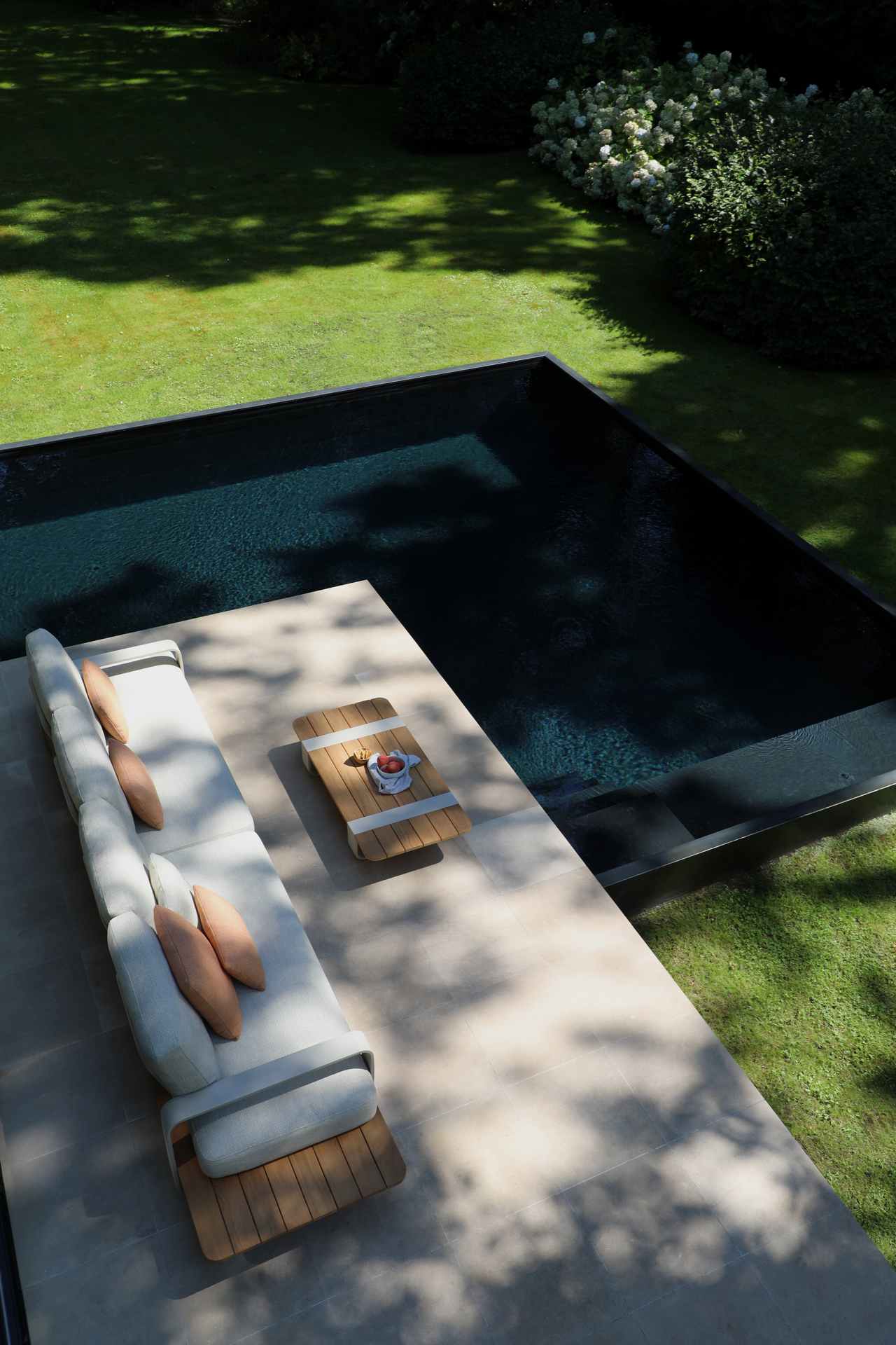 Dox gemütliches Outdoor Lounge Sofa - 2 Sitzer