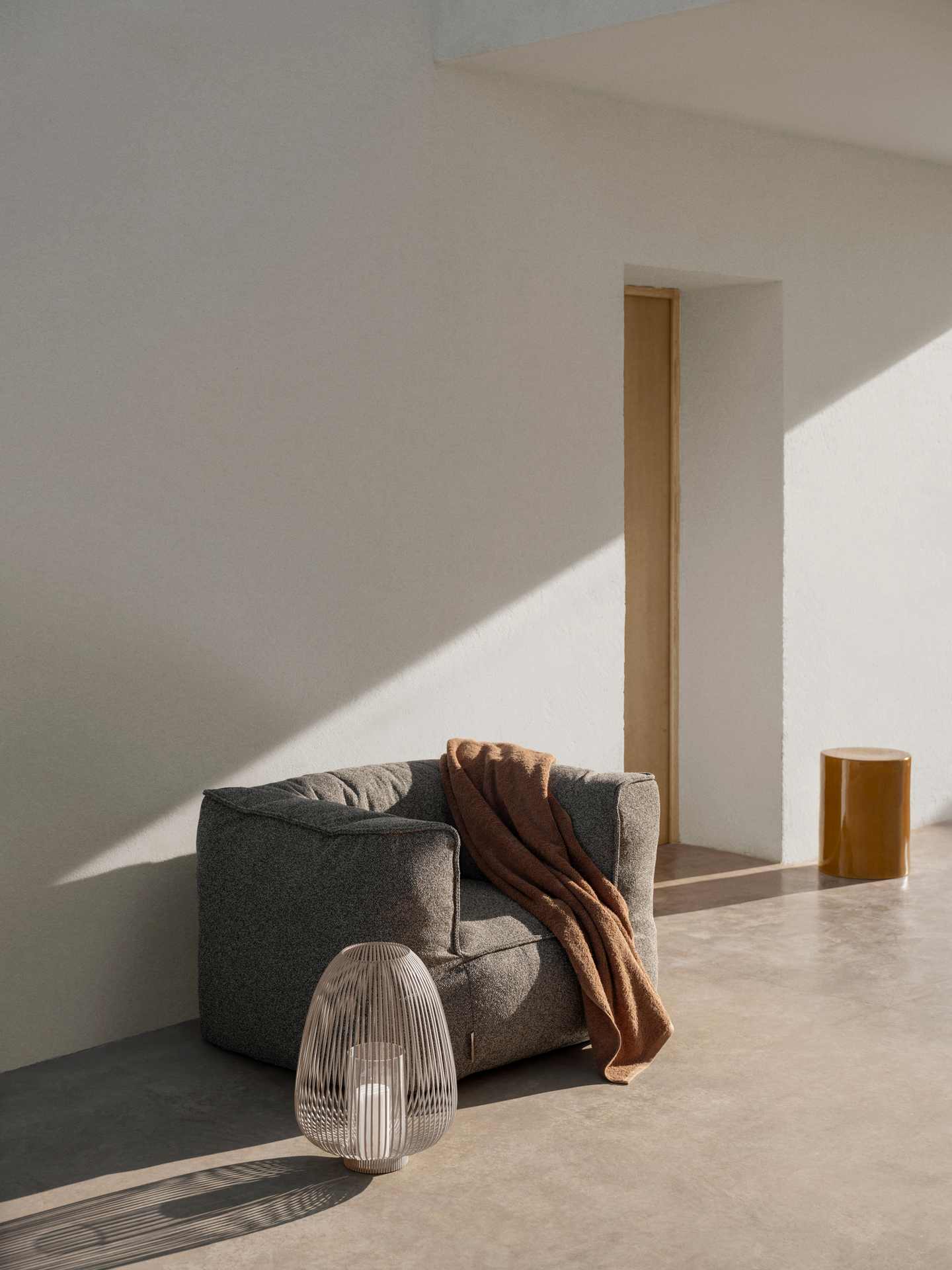 GROW Armlehnensessel Outdoor Stone Bouclé GROW Armlehnensessel Outdoor Stone Bouclé