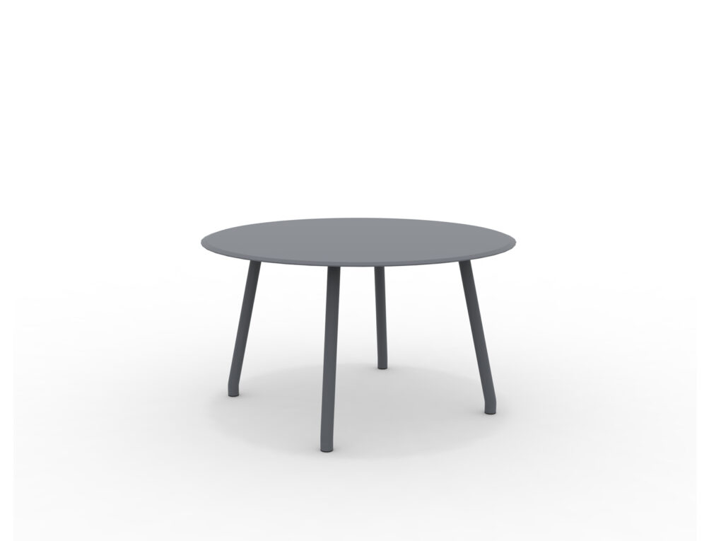 Wetterfester Outdoortisch Verdea - rund Ø 130 cm dunkelgrau Wetterfester Outdoortisch Verdea - rund Ø 130 cm dunkelgrau