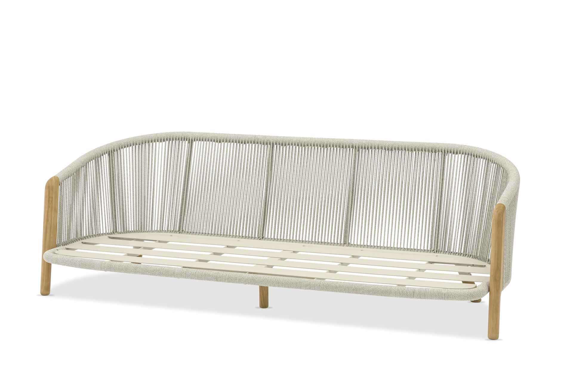 Haven 3-Sitzer Outdoor Lounge Sofa in Mokka