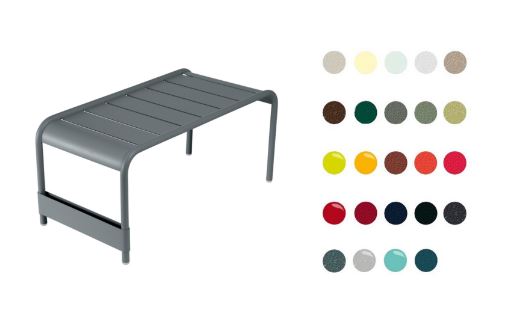 Luxembourg niedriger Tisch/Gartenbank latte beige