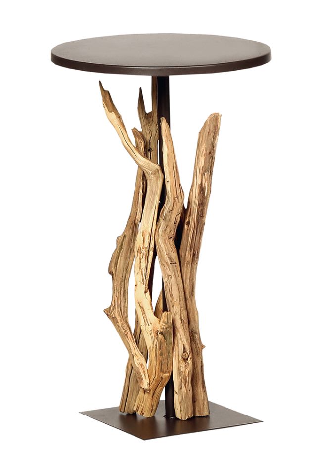 Raisa Beistelltisch mit Teakholz