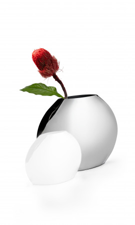 EMILIA schmale Vase mit verspiegelter Oberfläche 35 cm EMILIA schmale Vase mit verspiegelter Oberfläche 35 cm