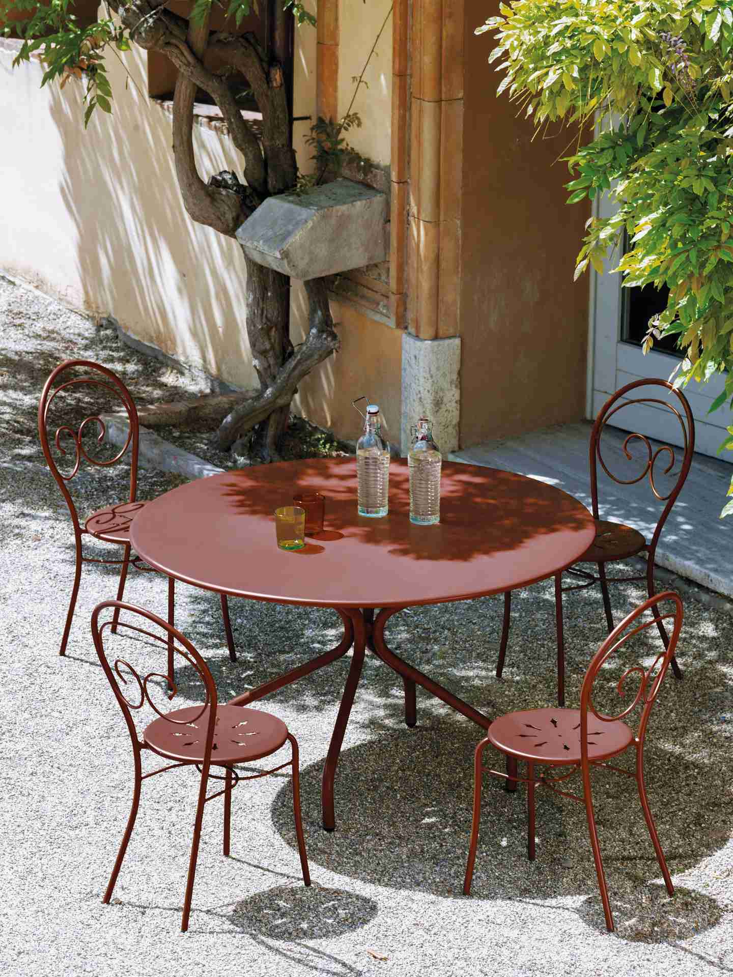 Mimmo Gartentisch rund Landhausstil Mimmo Gartentisch rund Landhausstil Weiß BCU Ø60