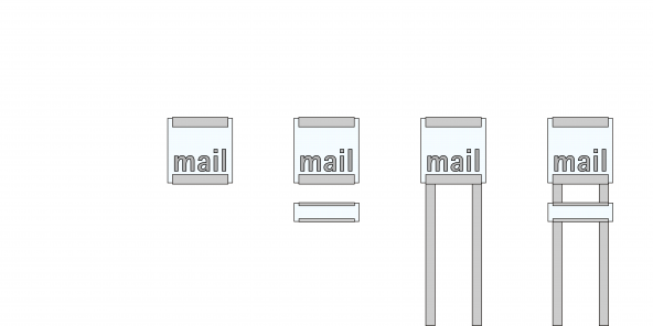Glasnost Briefkästen Glas bedruckt weiß Mail Hausnummer Glasnost Briefkästen Glas bedruckt weiß Mail Hausnummer