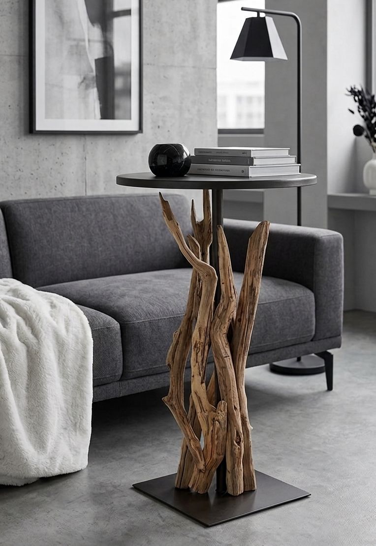 Raisa Beistelltisch mit Teakholz günstig online kaufen