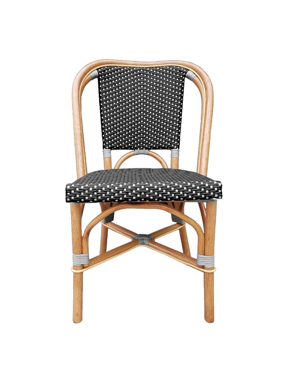 RUE Stuhl – Geflochtener Bistrolook aus Rattan RUE Stuhl – Geflochtener Bistrolook aus Rattan