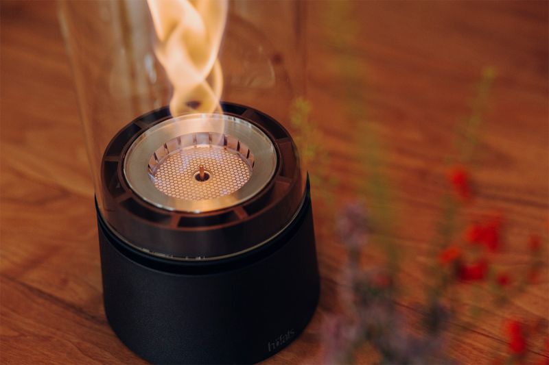 SPIN air Tischfeuer – innovatives Bioethanol-Feuer mit Eco-Ring, Indoor & Outdoor 1200 Matt schwarz SPIN air Tischfeuer – innovatives Bioethanol-Feuer mit Eco-Ring, Indoor & Outdoor 900 Emaille grün