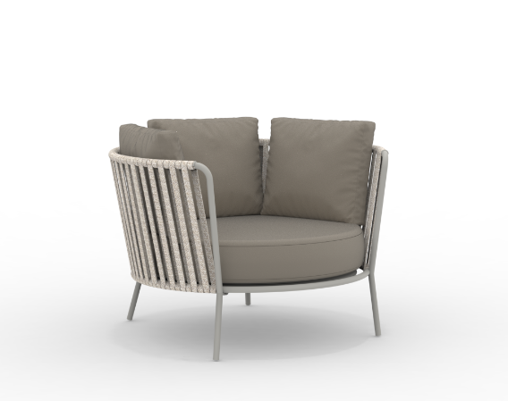 Daisy Rope Maxi Lounge-Sessel schlamm, taupe Daisy Rope Maxi Lounge-Sessel schlamm, taupe