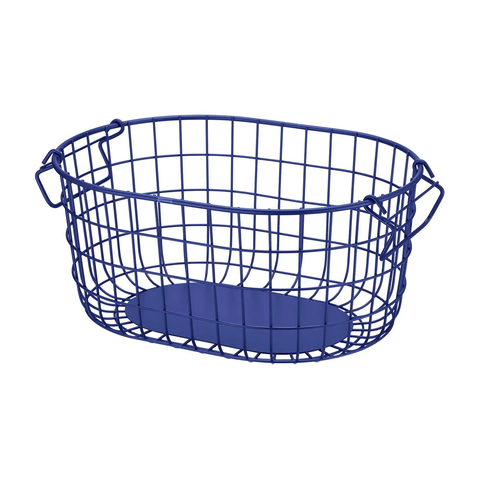 KAGO Aufbewahrungskorb – vielseitig & aus Metall Rund M Mazarine Blau KAGO Aufbewahrungskorb – vielseitig & aus Metall Rund M Mazarine Blau