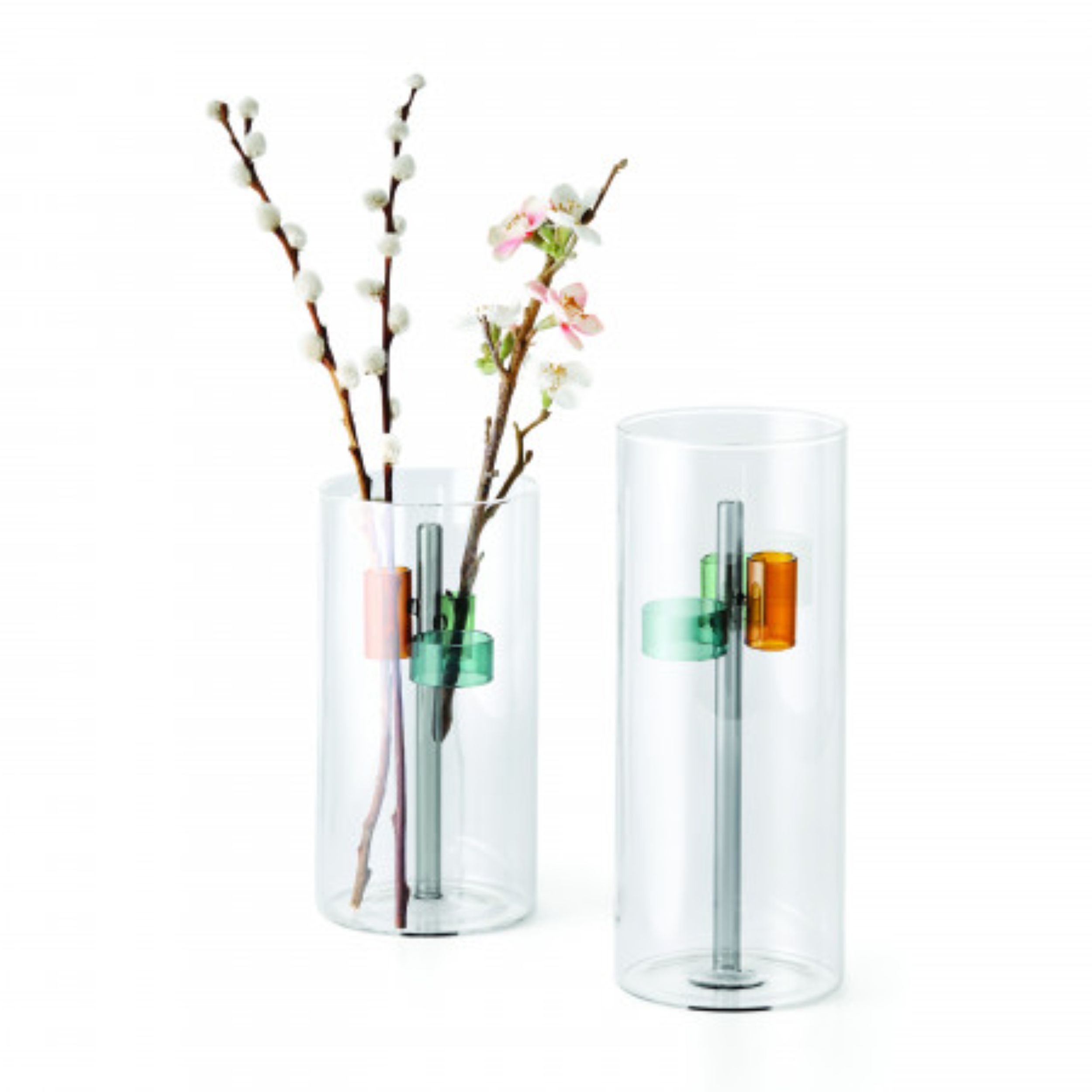 GIARDINO Vase - bunte Steckvase 20 cm