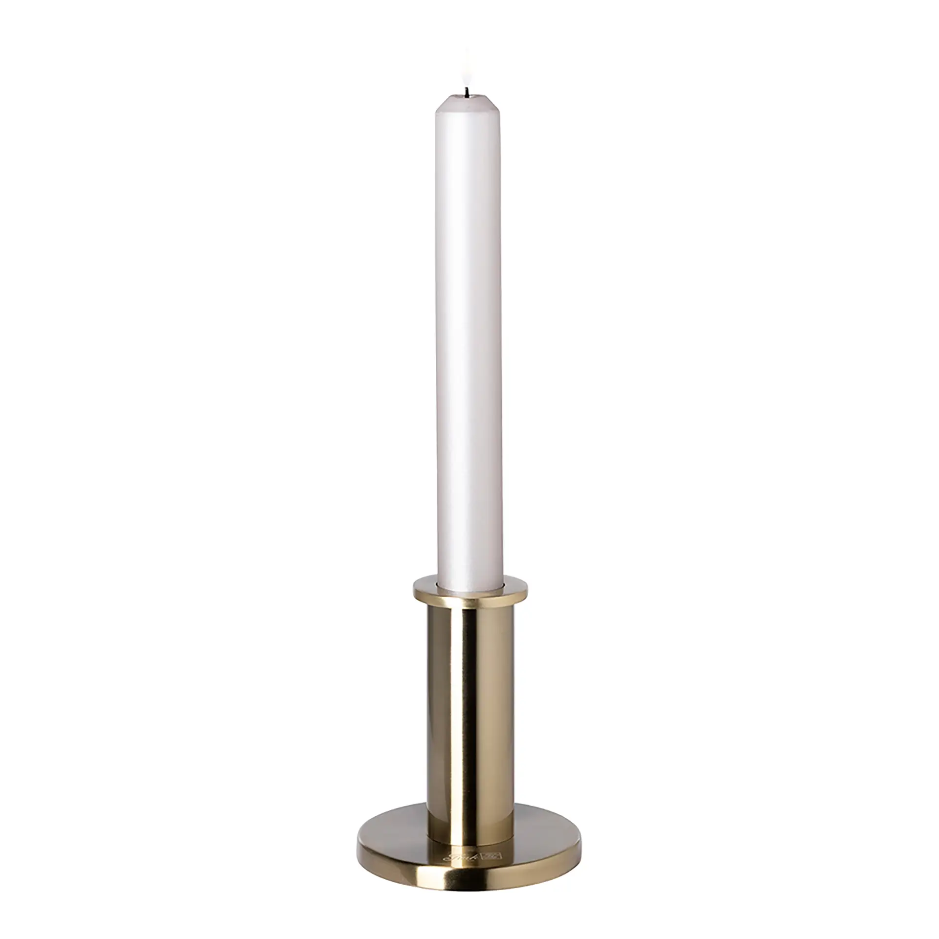 STRATO goldener Kerzenhalter für Stabkerzen Höhe 11,7 cm