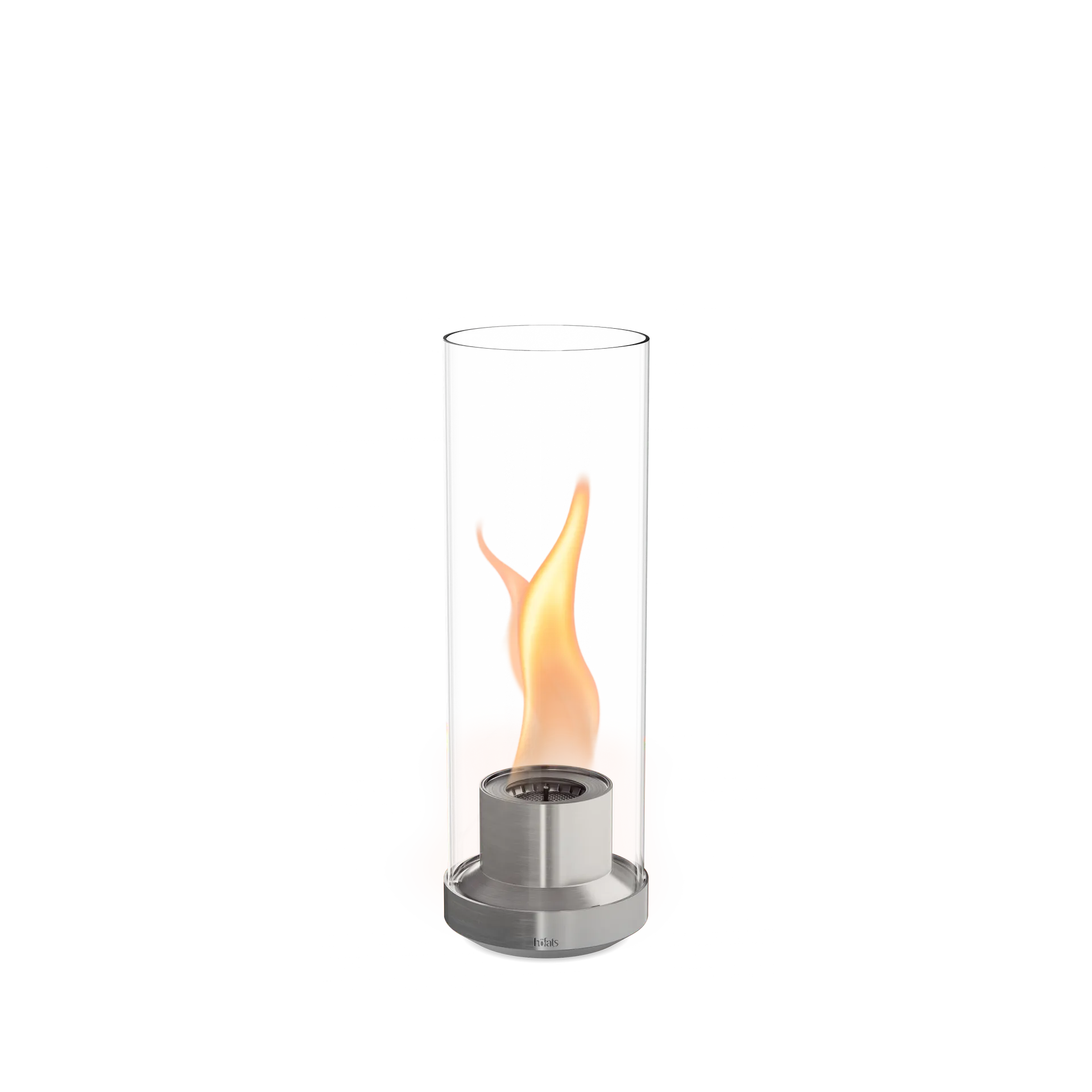 DANCE 900 Tischfeuer edel 31 cm Silber