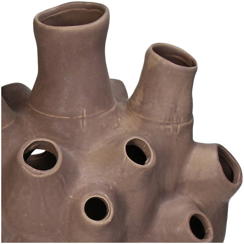 Vase Stoneware Mauve 29,5x26x30,5cm