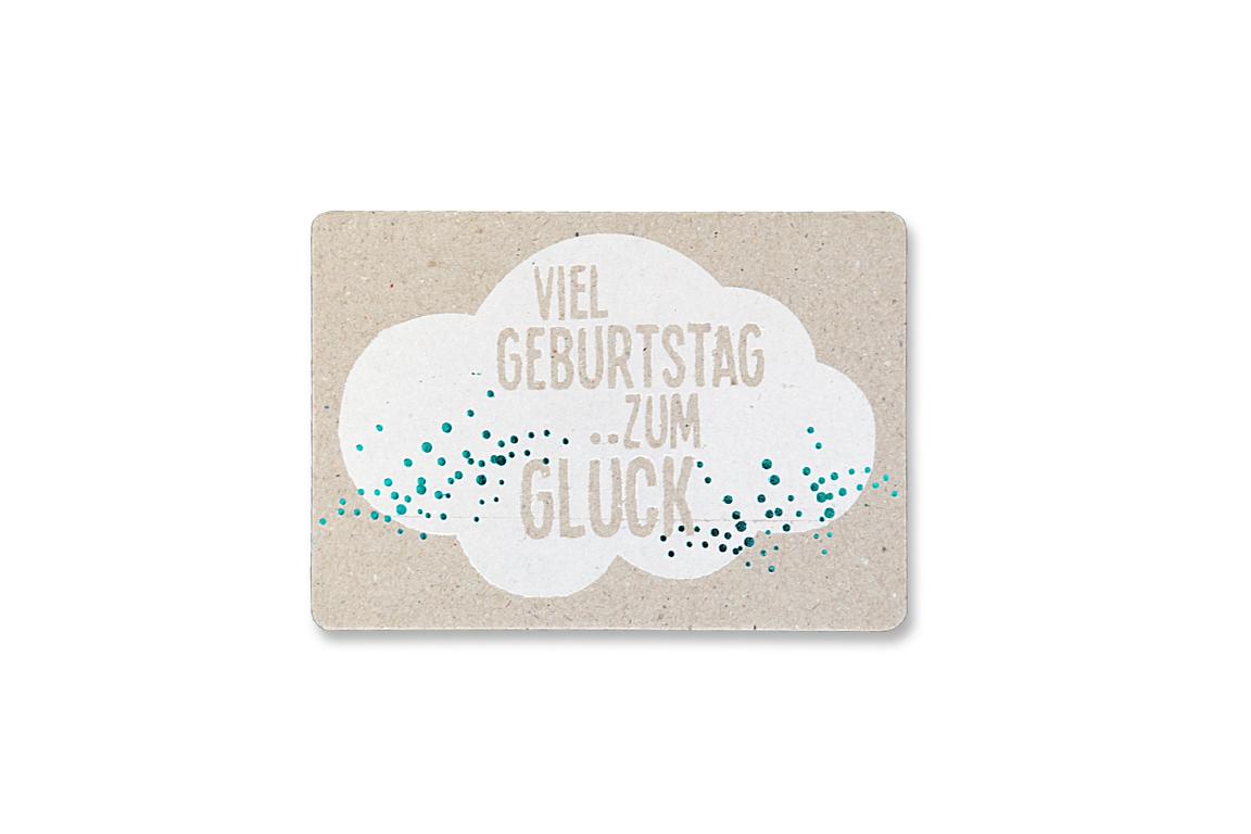 unbekannt Postkarte "Viel Geburtstag zum Glück"