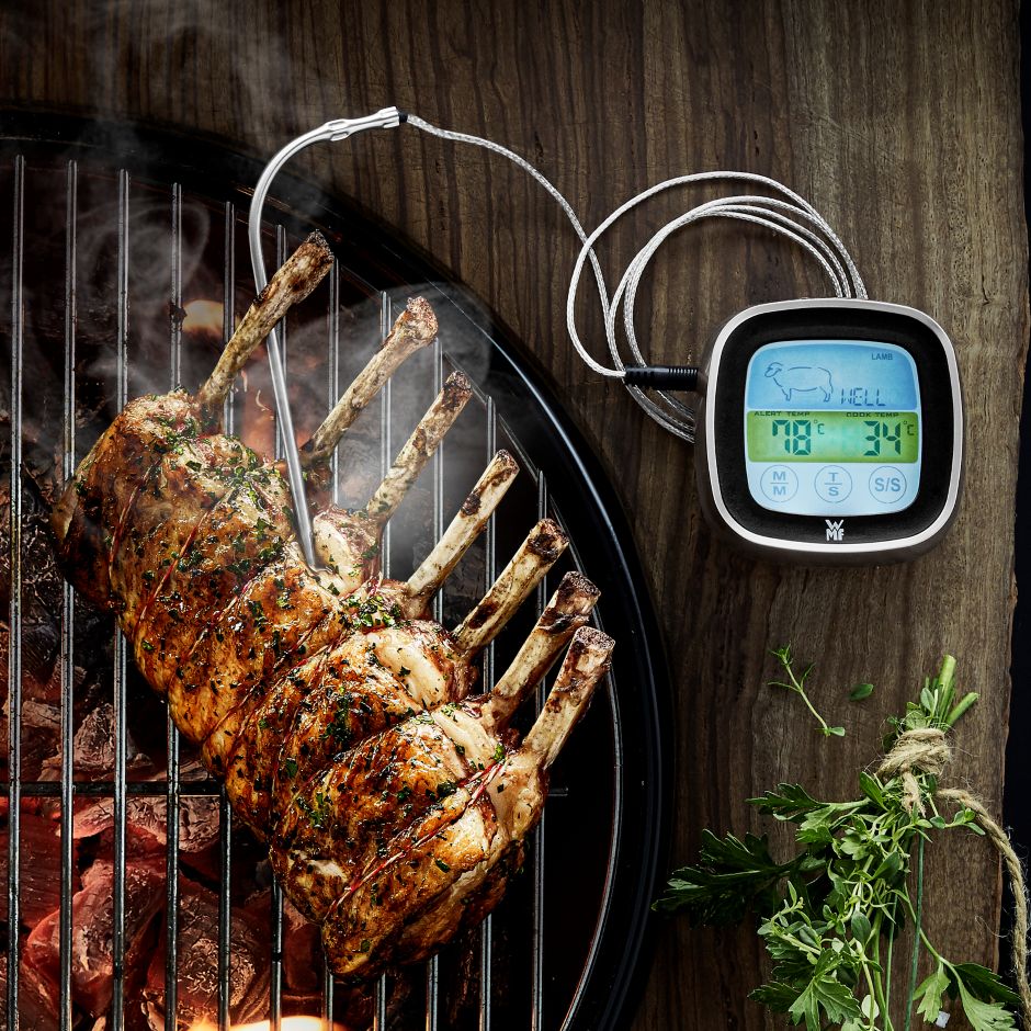 BBQ Digitales Fleischthermometer mit Touch-Display & Timer