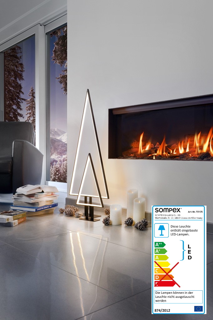 Designleuchte LED Weihnachtsbaum Pine Schwarz Designleuchte LED Weihnachtsbaum Pine Schwarz