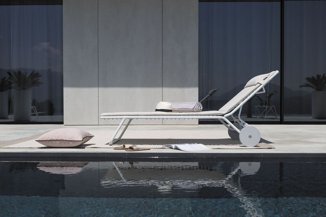 Outdoor Sonnenliege BAYANNE Hedona / Beige Argile