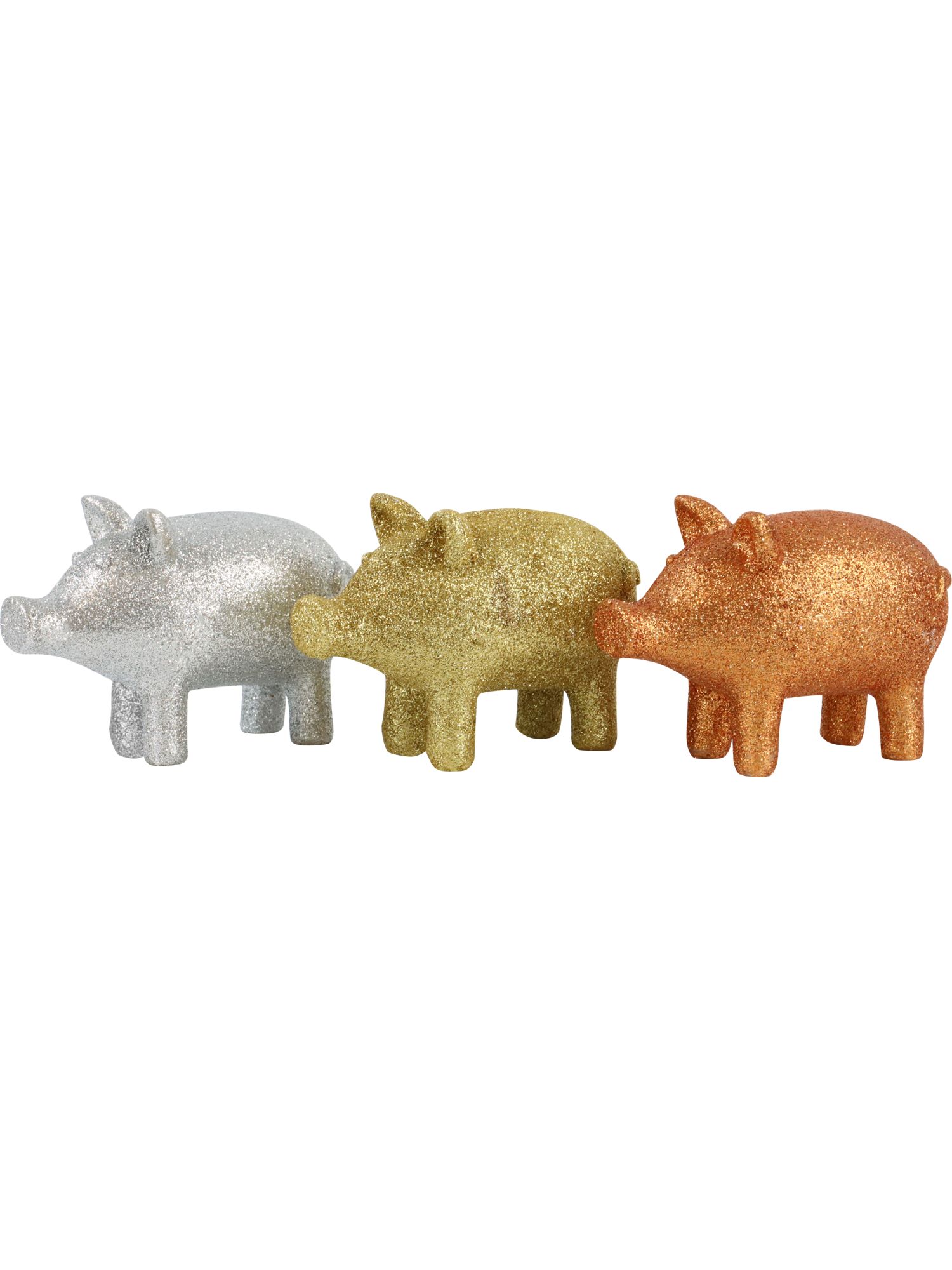 Dekofigur Glory Pig – Glücksschwein aus Resin in edlen Metallicfarben Dekofigur Glory Pig – Glücksschwein aus Resin in edlen Metallicfarben