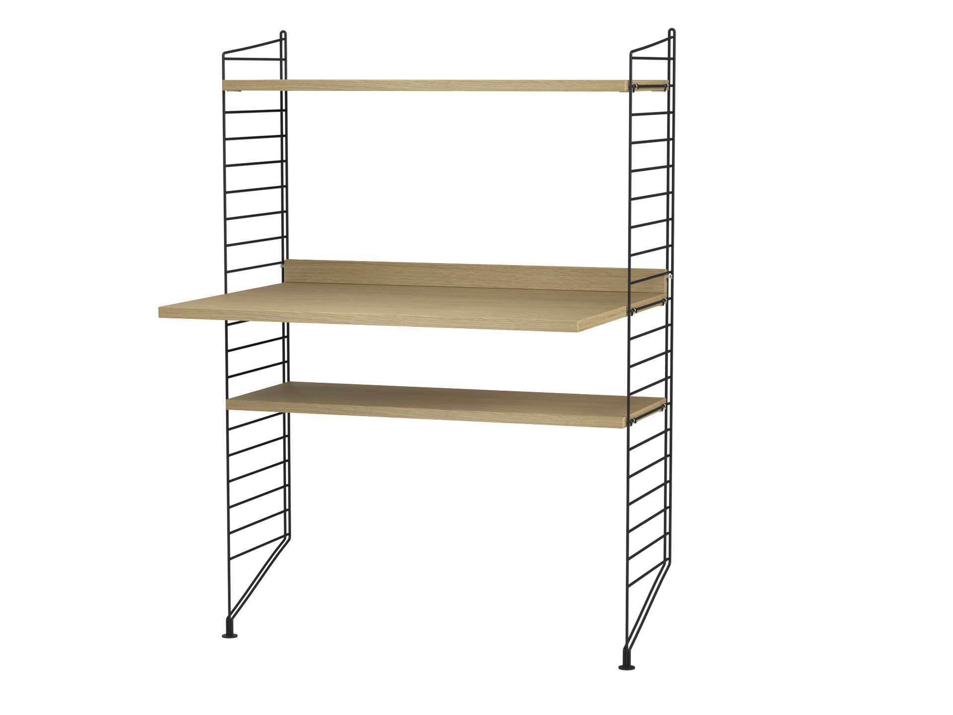 Kleiner Schreibtisch mit Ablage Schwarz Eiche Kleiner Schreibtisch mit Ablage Schwarz Eiche