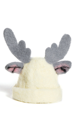 Eierwärmer Filz Weihnachtsmotiv Elch 11 cm Eierwärmer Filz Weihnachtsmotiv Elch 11 cm