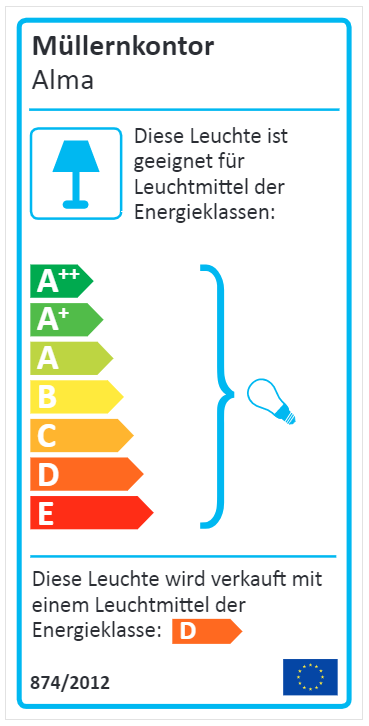Alma Leuchte Ausstellungsstück Alma Leuchte Ausstellungsstück