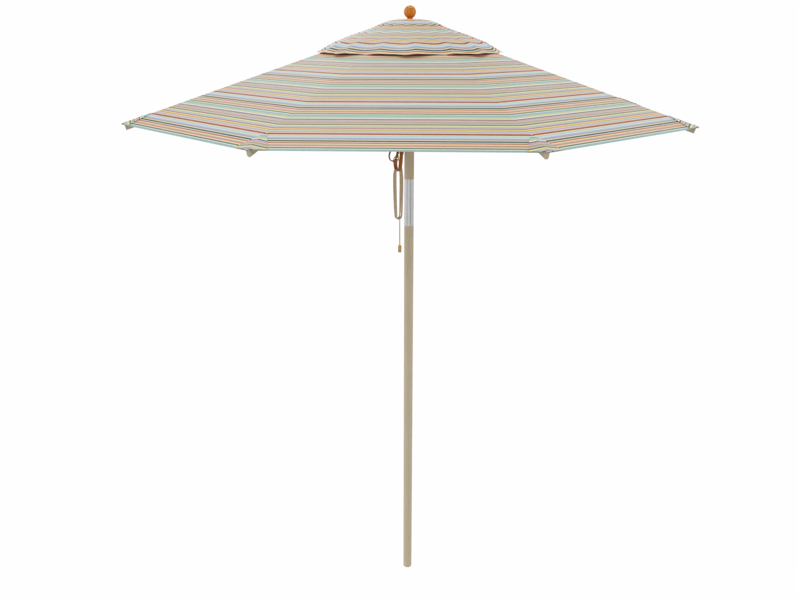 Sonnenschirm Ø 210 cm Klassiker Multicolor mini, mit Flaschenzug und Knickmechanismus Sonnenschirm Ø 210 cm Klassiker Multicolor mini, mit Flaschenzug und Knickmechanismus