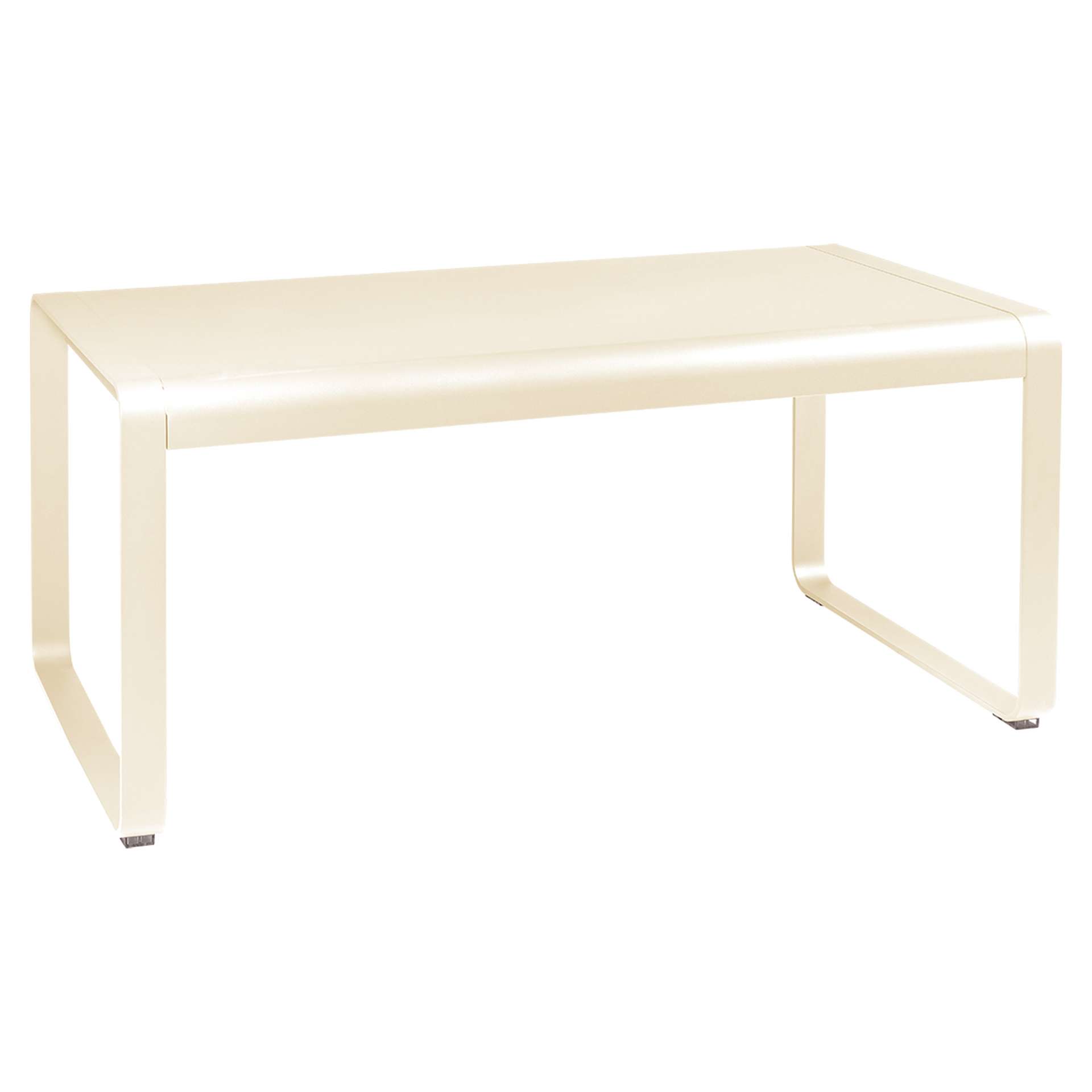 Bellevie halbhoher Lounge-Tisch Latte Beige 140 x 80 cm Bellevie halbhoher Lounge-Tisch Latte Beige 140 x 80 cm