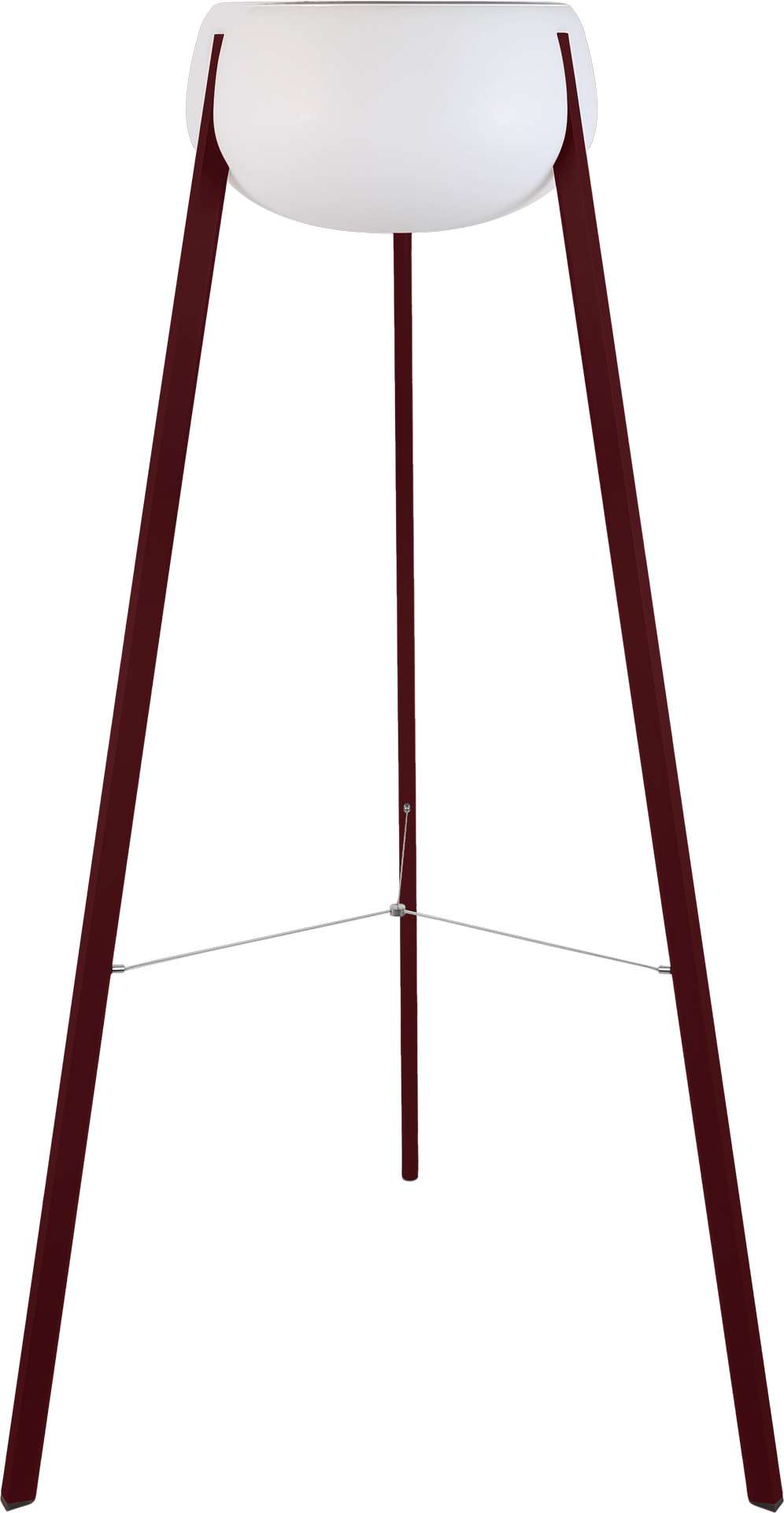 YUNOS Solar Stehleuchte Schwarzkirsche