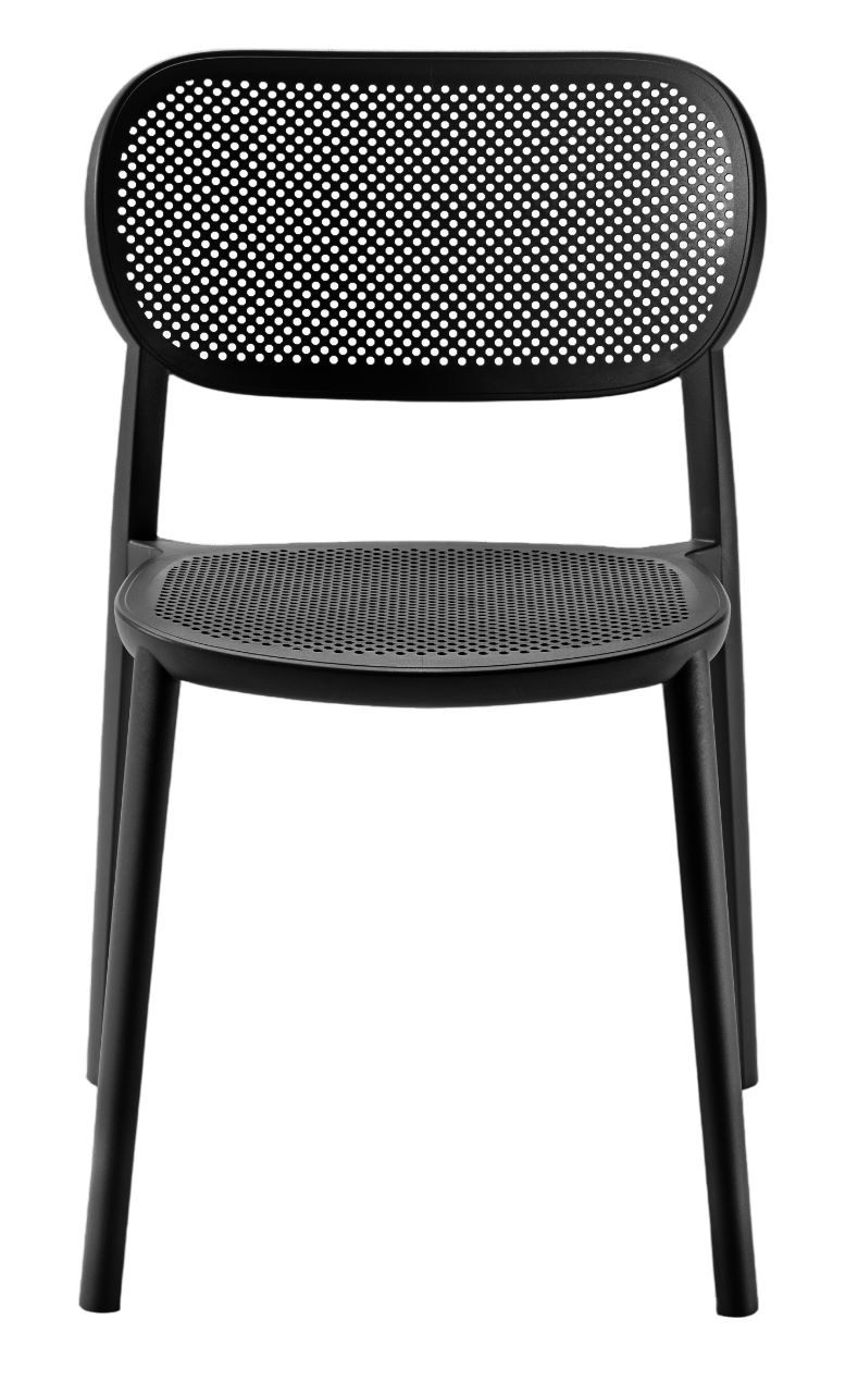 Outdoor Stapelstuhl Nuta - robust schwarz Outdoor Stapelstuhl Nuta - robust schwarz