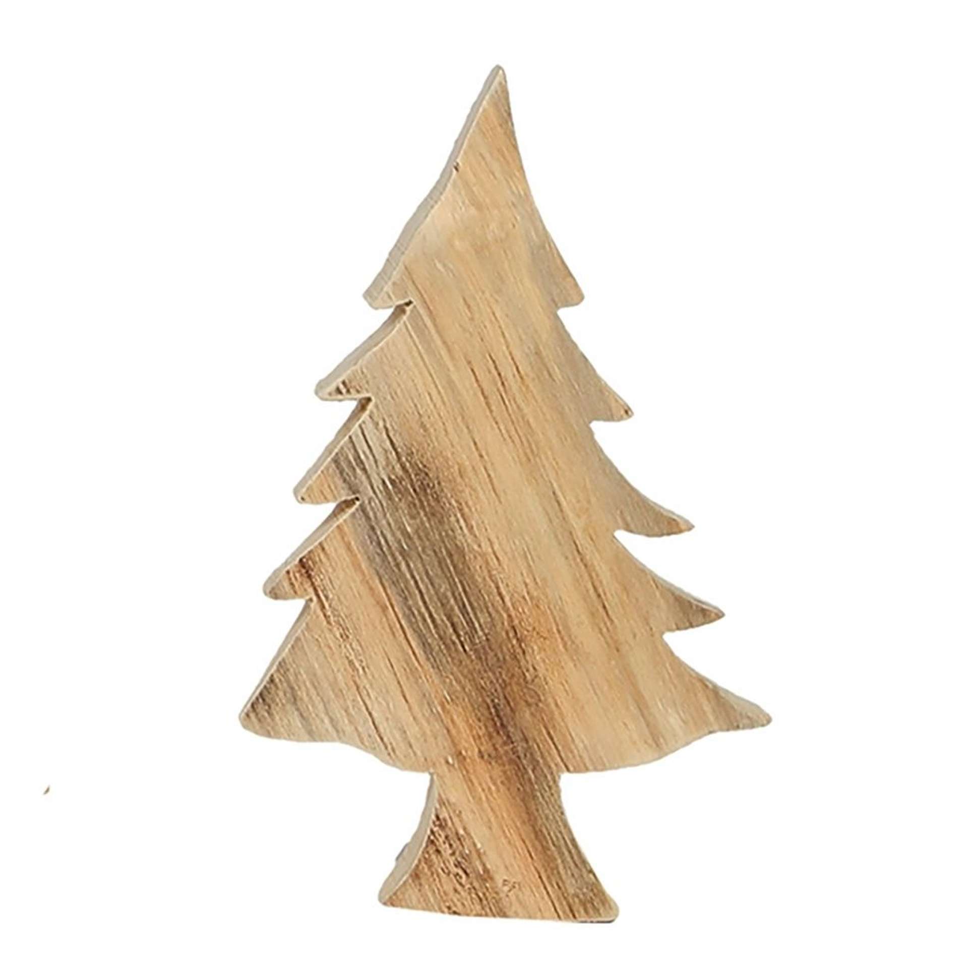 Holz Tanne ohne Rinde, H 35 cm