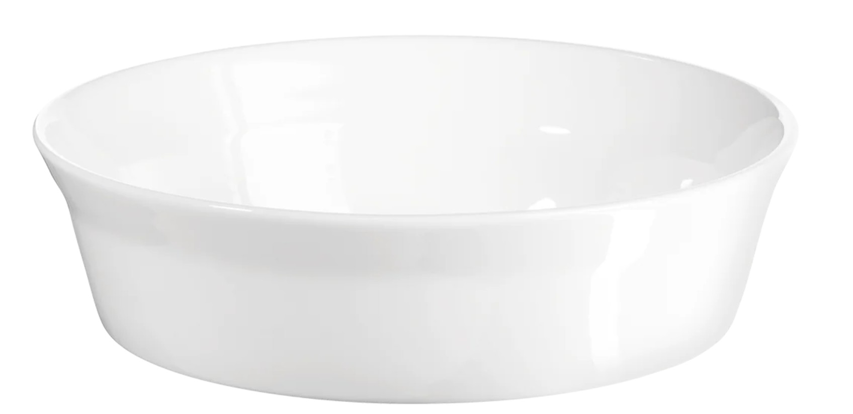 250°plus Gratinform rund Ø20 cm Weiß – Porzellan Auflaufform