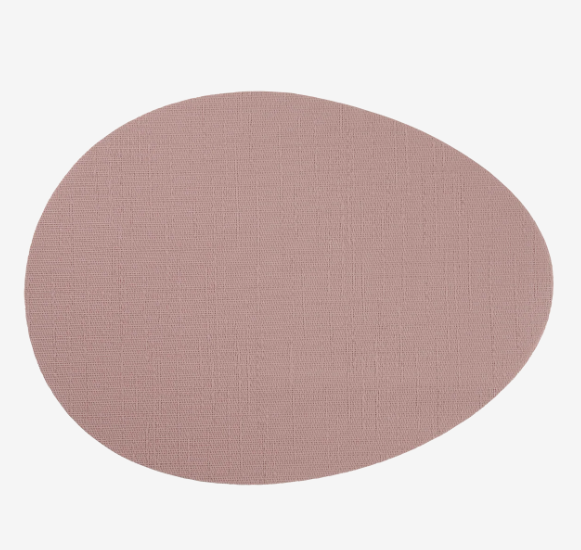 Tischset Arrondi 45 x 35 cm – Abwaschbares PVC Platzset in modernem Design, Farbe Clay Tischset Arrondi 45 x 35 cm – Abwaschbares PVC Platzset in modernem Design, Farbe Clay