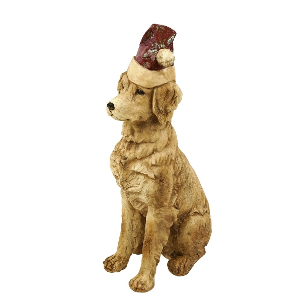 Santa Dog, braun