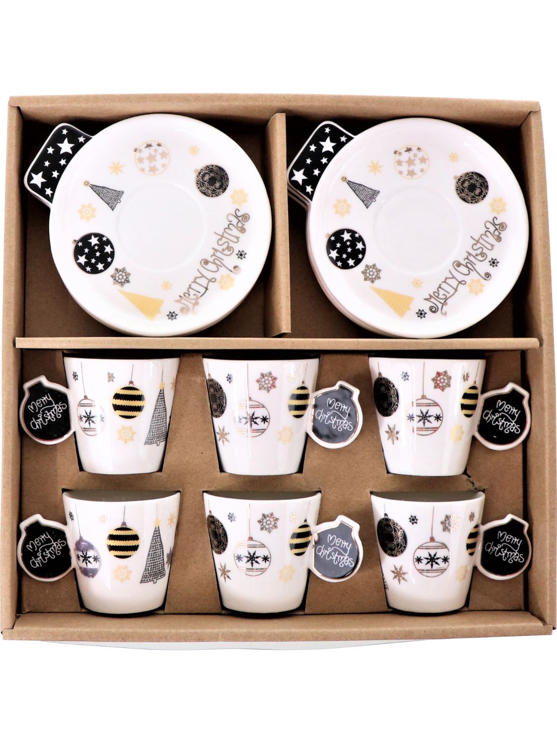 Weihnachts Espresso-Set XMAS – Festliche Espressotassen aus Porzellan Weihnachts Espresso-Set XMAS – Festliche Espressotassen aus Porzellan
