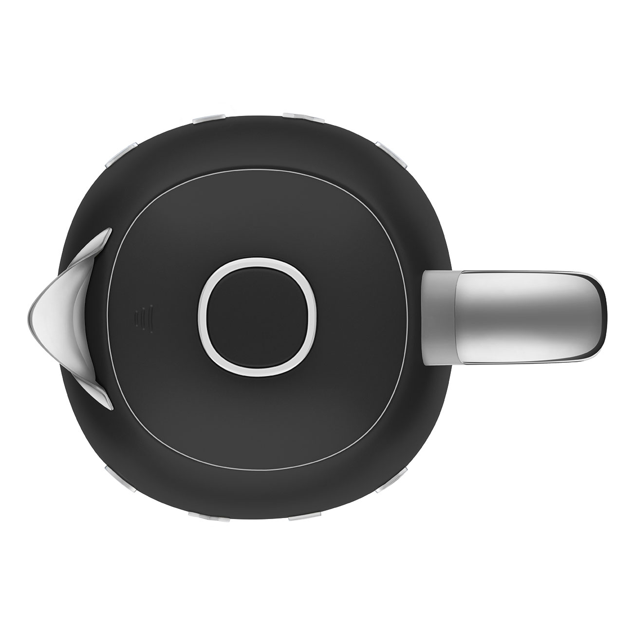 Vintage Wasserkocher 1,7 l Schwarz Matt