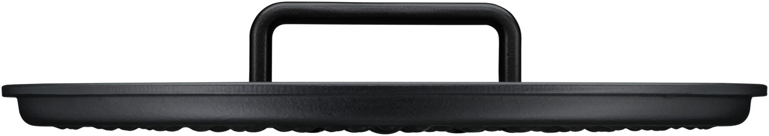 Flavour Ovaler Gusseisen-Bräter 33 x 26 cm mit Aromadeckel, Schwarz