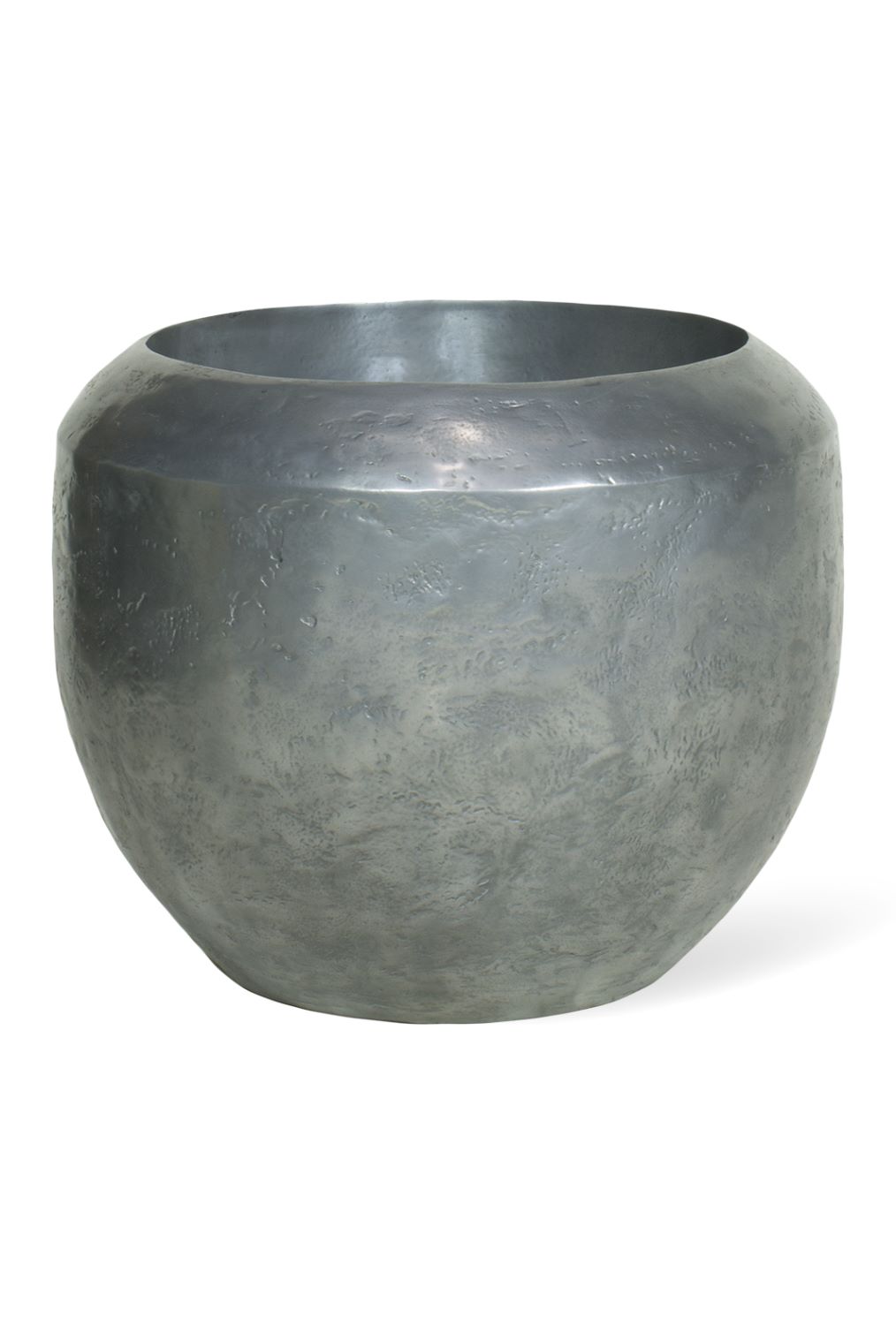 Loft Bodengefäß für hochgewachsene Pflanzen Ø 50 cm, Höhe 40 cm aluminium Loft Bodengefäß für hochgewachsene Pflanzen Ø 50 cm, Höhe 40 cm aluminium