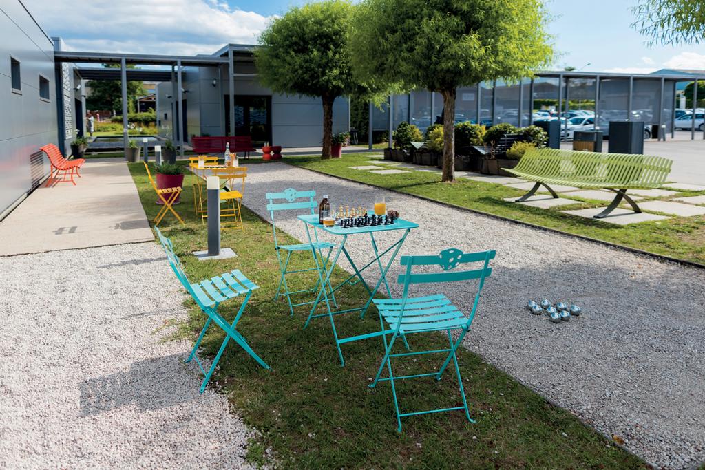 Bistro Klapptisch Rechteckig E8 Latte-Beige 71x71