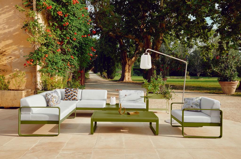 Bellevie Lounge-Sofa 2-Sitzer 82 Kaktus D4 Perle