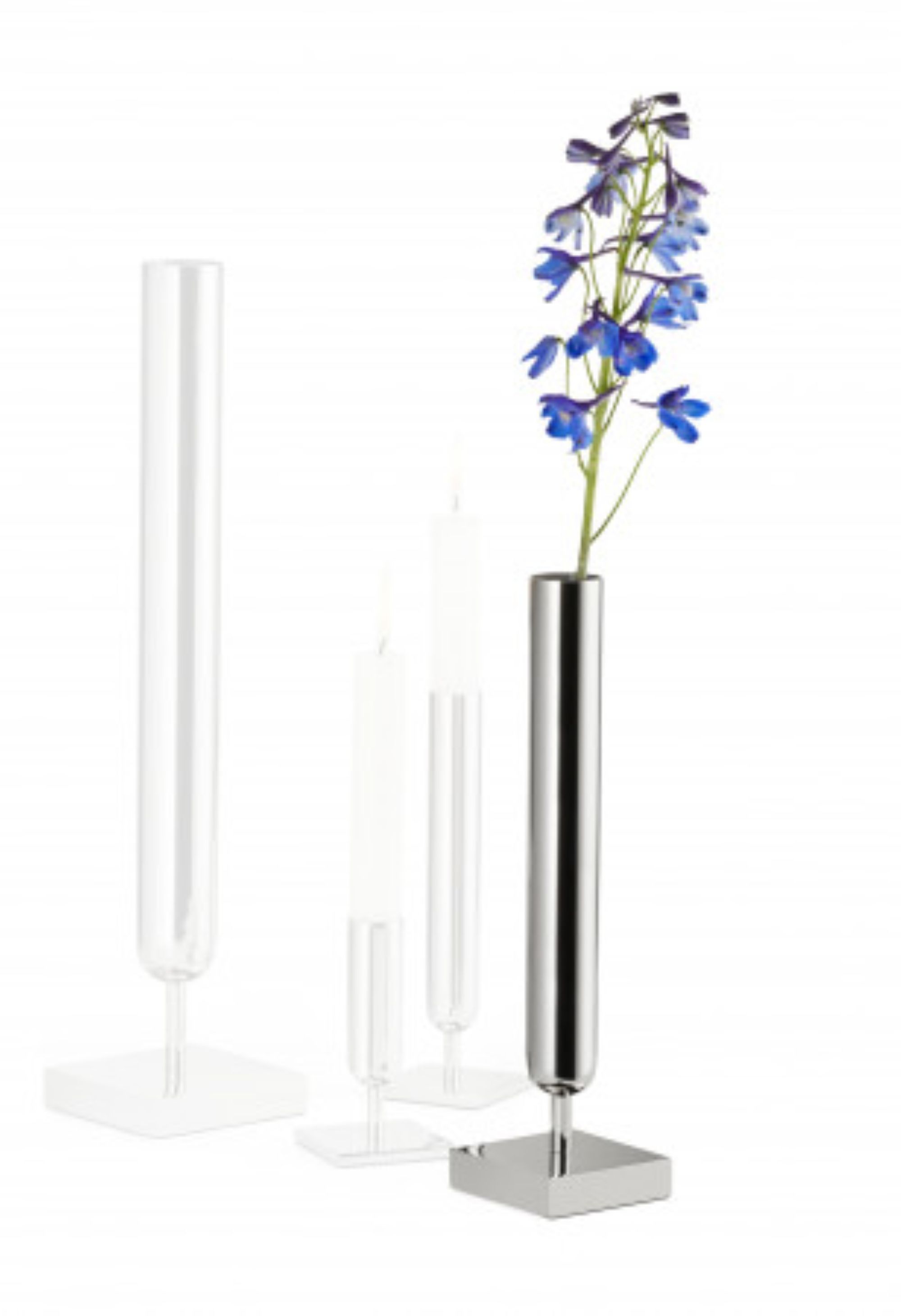 LAMBDA COLLECTION - schmale Vase hochglanzpoliert 26 cm LAMBDA COLLECTION - schmale Vase hochglanzpoliert 26 cm