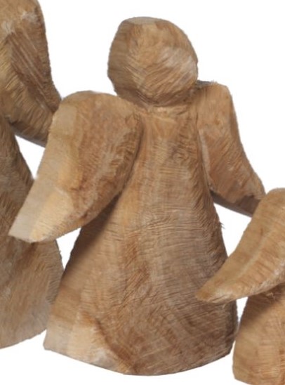 Holzengel aus Pappel naturbelassen - handgefertigte Dekoration Unikat für Weihnachten Höhe 46 cm Holzengel aus Pappel naturbelassen - handgefertigte Dekoration Unikat für Weihnachten Höhe 46 cm - Sonderpreis
