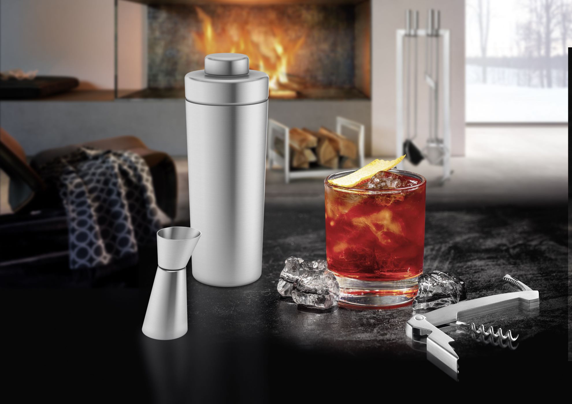 Donare Cocktailshaker mit integriertem Sieb Donare Cocktailshaker mit integriertem Sieb